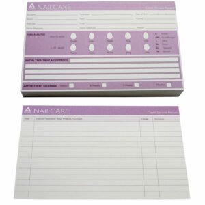 Client Record Cards Nailcare