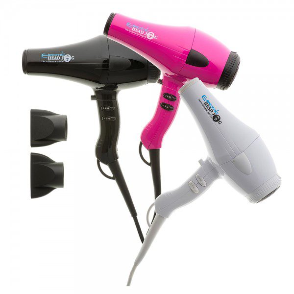 Electric Head Jog Nano Ceramic 6000 Black Warehouse Hair & Beauty