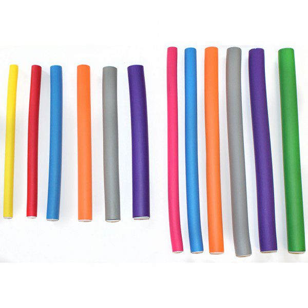 Hair Tools Long Bendy Rollers Long 240mm Red The Warehouse