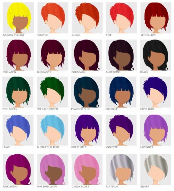 aocrcolorc coloration cheveux semi permanente crazy color