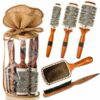 head jog wood ceramic brush set