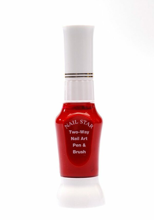 The Edge Striping / Dotting Short Pen & Brush - Red