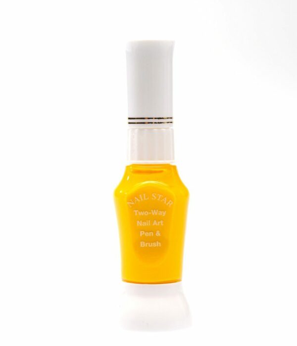 The Edge Striping / Dotting Short Pen & Brush - Yellow