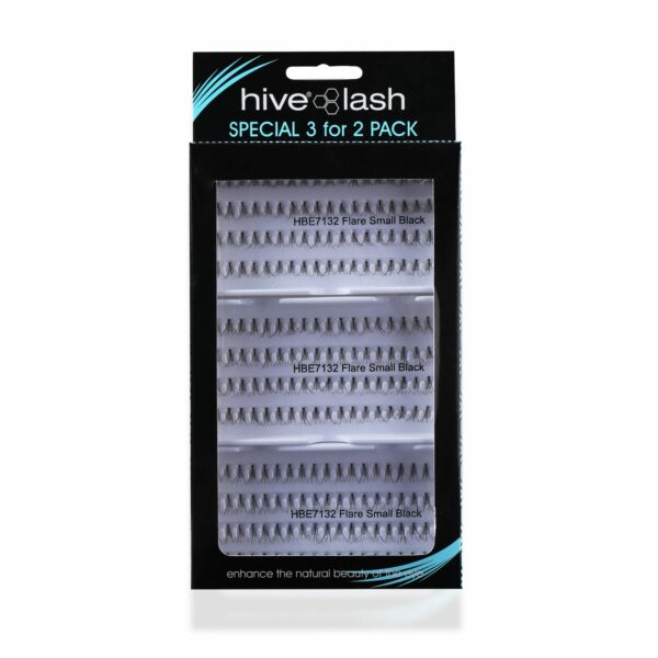 HBE7136 Small Black Lashes 3 for 2[16906]