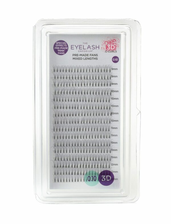pre made fans 3D 0.10 in box