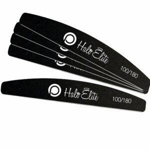 Halo Elite Black Foam File 100/180 5 pack
