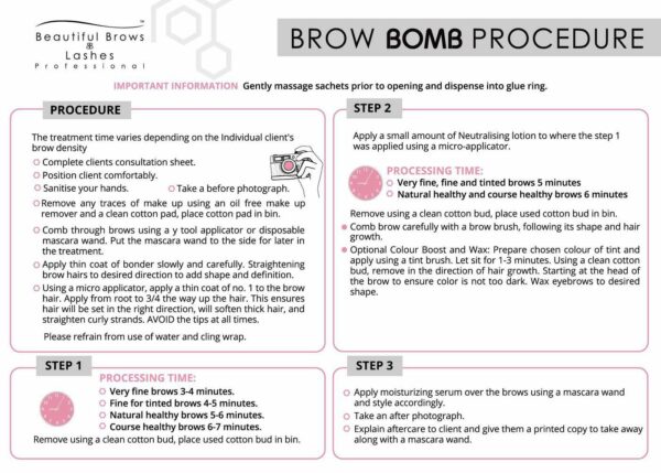 product brow bomb step 2