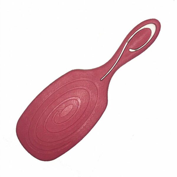 Head Jog Straw Paddle Brush - Raspberry