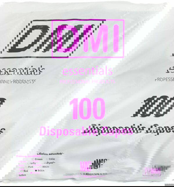 DMI Disposable Shoulder Cape - Clear - 100 pack - Image 2