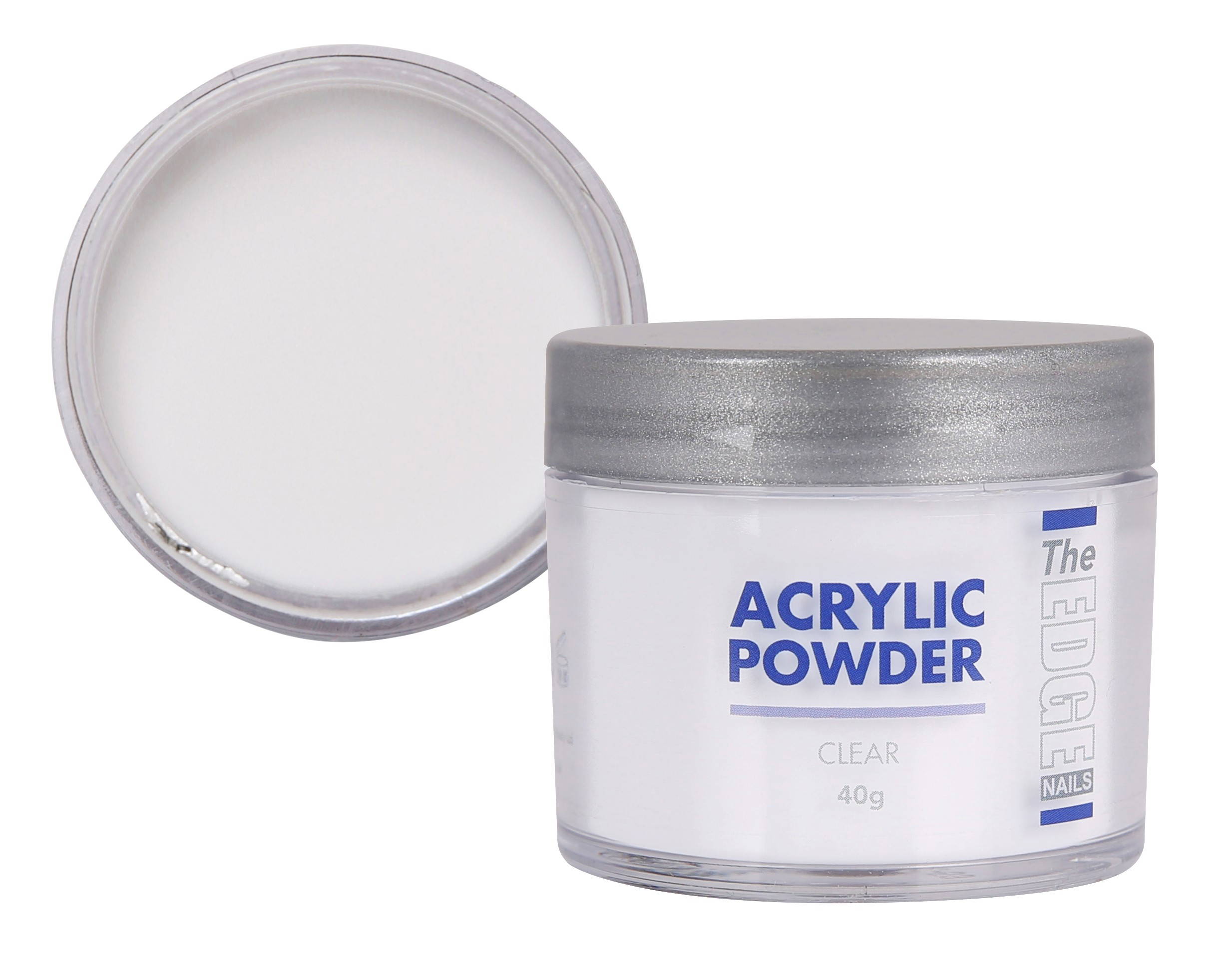 The Edge Acrylic Powder 40g Clear • The Warehouse Hair and Beauty