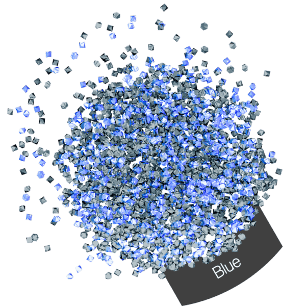 Micro Crystals Blue
