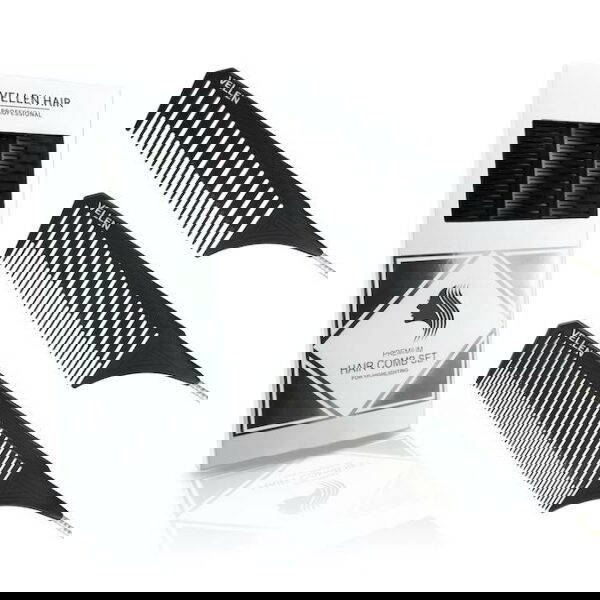 Vellen 3 Comb Set - Black