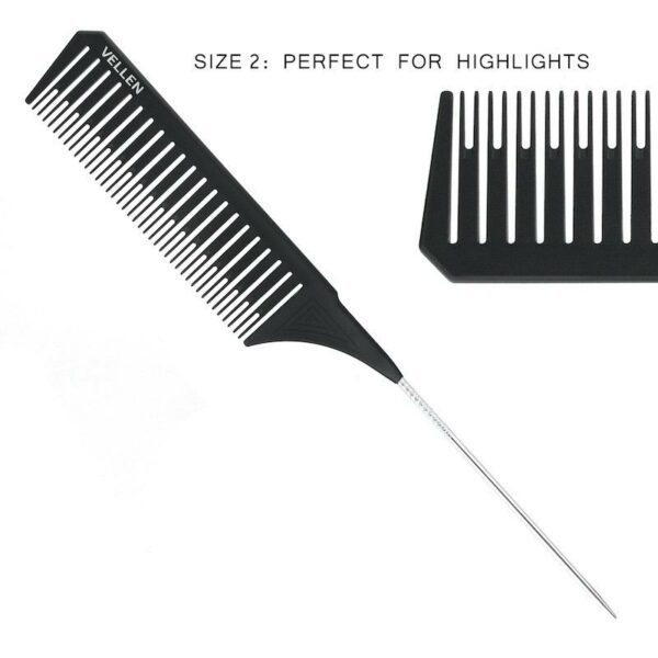 Vellen 3 Comb Set - Black - Image 3