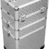 DMI 3-Tier Aluminium Case - Silver - Diamond
