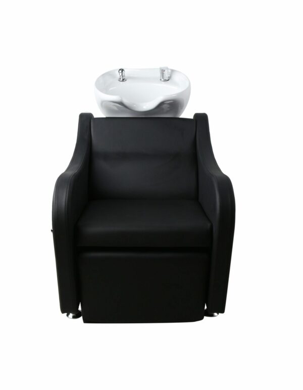 Manhattan Backwash With Leg Support - Black - Image 3