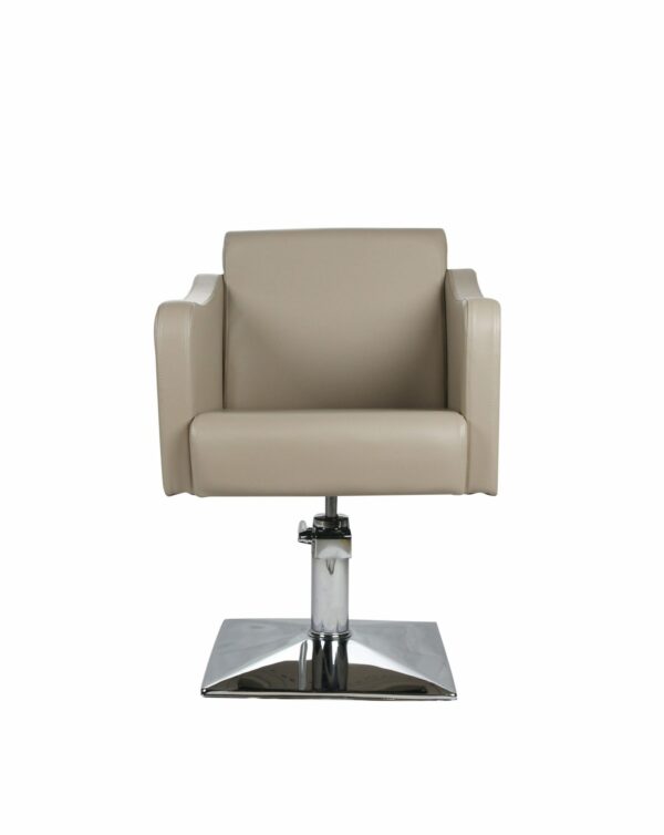 Manhattan Hydraulic Chair Square Base - Cream - Image 2