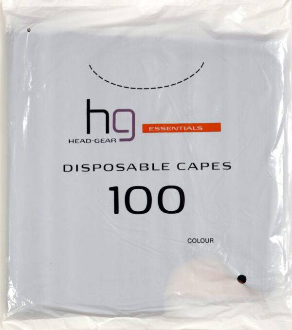 HG Essentials Disposable Long Cape - Black 40pk