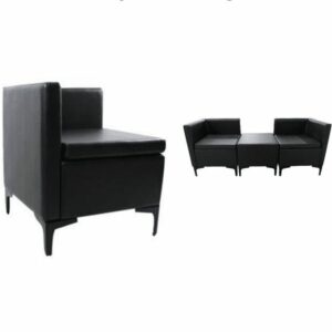 Liberty Single Waiting Seat - Black