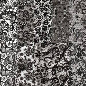 Halo Create Foil - Black Lace pk10