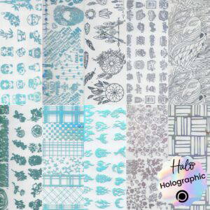 Halo Create Transfer Foils Holographic Patterns