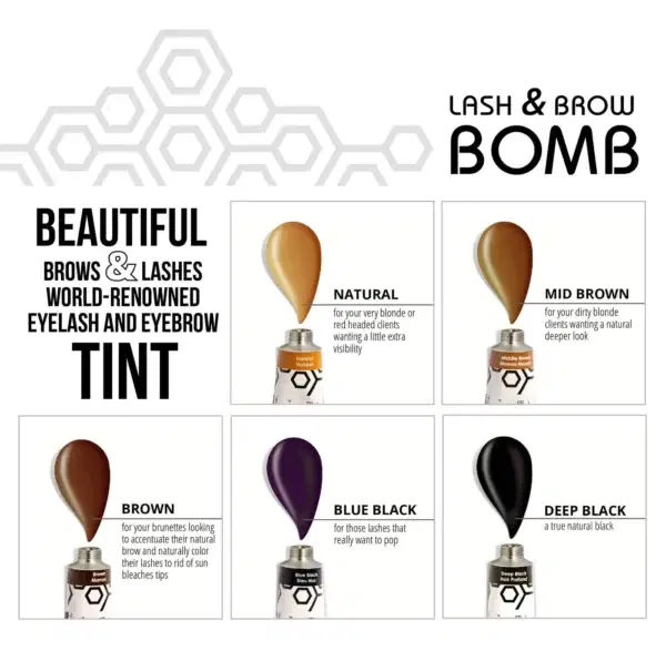 Beautiful Brows & Lashes Tint Deep Black - Image 2