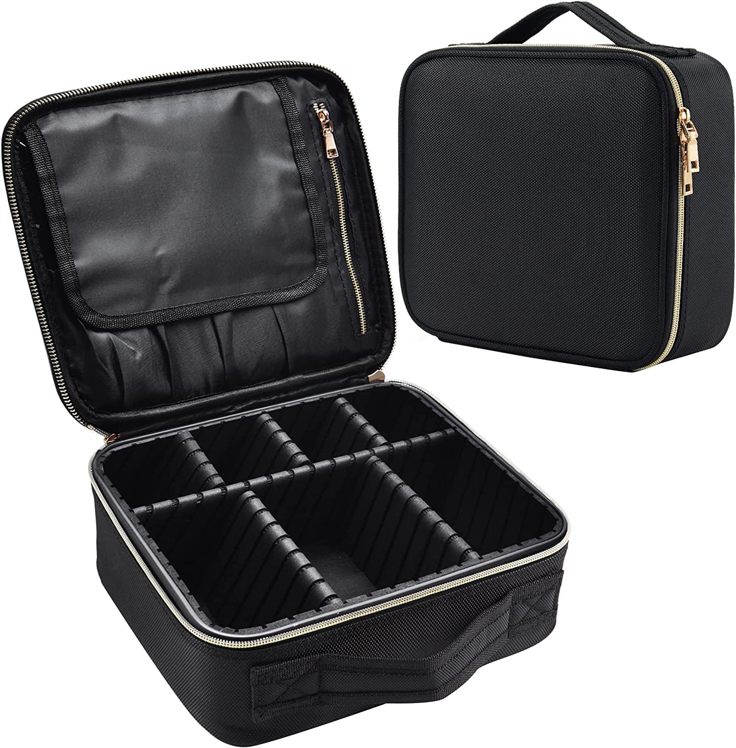 Big Makeup Bag Cosmetic Case Professional Storage Handle Organizer Travel  Kit