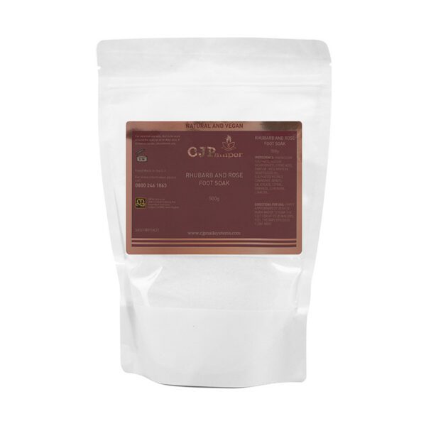 CJP Rhubarb & Rose Foot Soak 500g