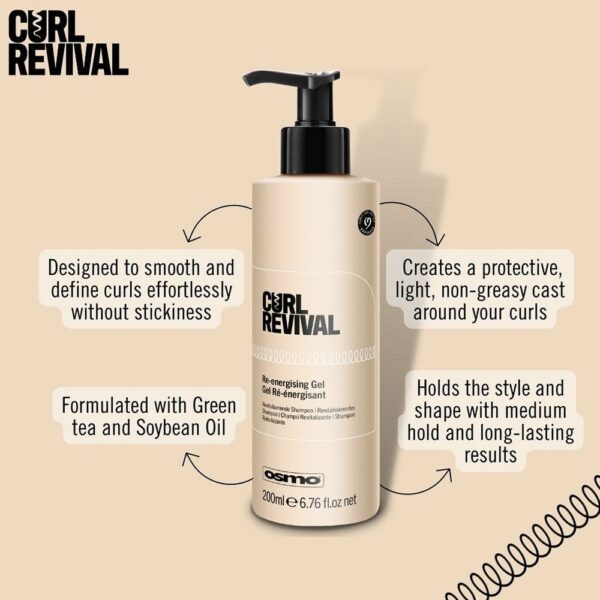 Osmo Curl Revival Re-Energising Gel 200ml - Image 3