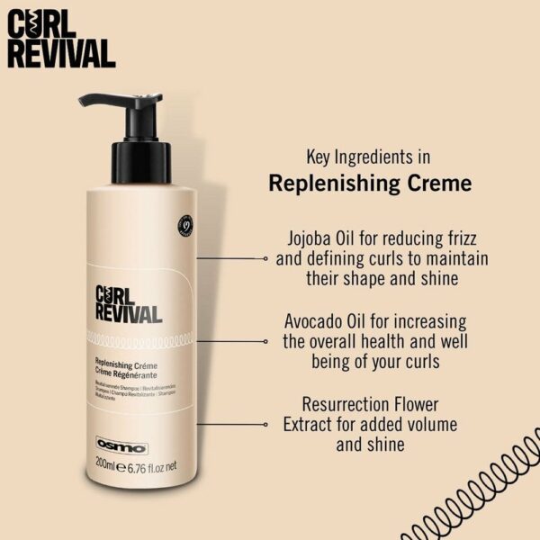 Osmo Curl Revival Replenishing Cream 200ml - Image 4