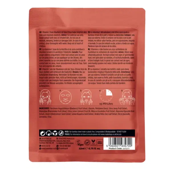 +maskology VITAMIN C Professional Sheet Mask - Image 2