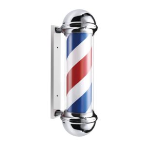 Lotus Barber Pole Silver 70cm