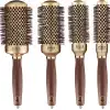Olivia Garden Expert Blowout Shine Wavy Bristles Gold & Brown Bag
