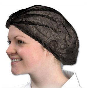 Deo Black Mop Caps 50 Pack