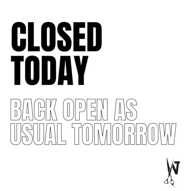 Back open tomorrow at 8:30am. Delivering as usual 📦 
#teamwarehouse