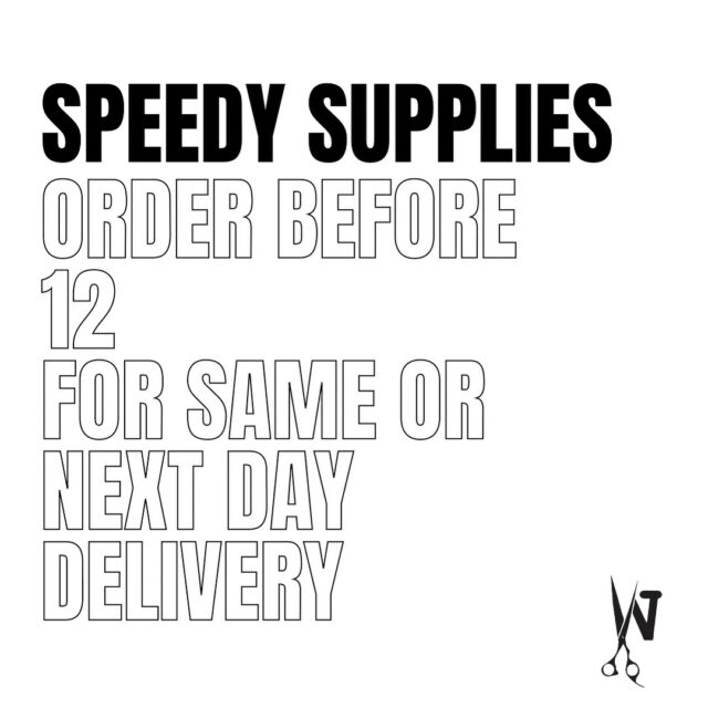 Order before 12 for same day delivery 📦 
If orders are full up, you will get it in the morning 🙌
Message us your requests 
#teamwarehouse